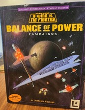 Star Wars X-Wing vs Tie Fighter Balance Of Power Campaigns - vintage PC BOX  