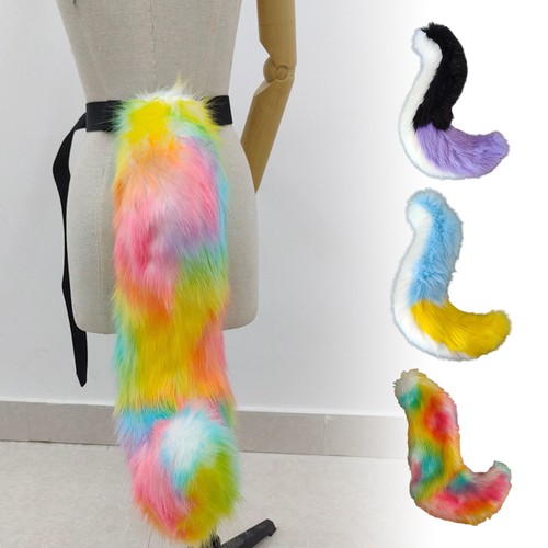 Colorful animal tails furry - colorful,