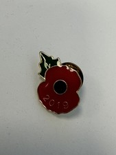 2019 Popp.y Pin Badge  - Enamelled Poppie Pin Badge