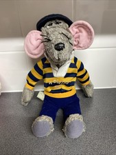 Vintage 1983 Hasbro Roland Rat 14" Soft Plush Toy