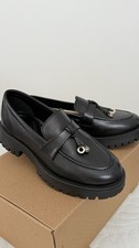 Dune leather loafers black - leather,