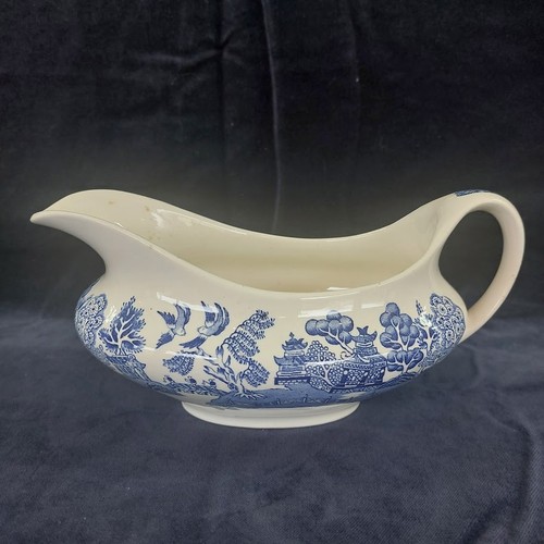 Vintage blue willow gravy - vintage,