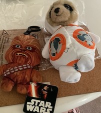 Star Wars Compare the Meerkat baby Oleg plush  + Chewbacca key ring Preloved vgc