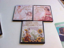 3 x Debbi Moore Crafting CD Roms Garden Fairies Themes (CH)