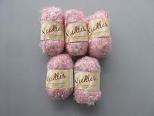 Needles fluffy textured pink