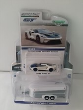 GREENLIGHT 1:64 FORD GT AND AEROVAULT MKII TRAILER SET EXCLUSIVE-UNOPENED