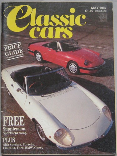 Classic cars may 1987 - classic,