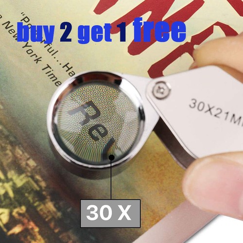 30x 21mm foldable - 21mm, jewelers