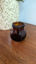 Vintage Embossed BOVRIL LIMITED Glass Jar Pot Bottle Old Kitchenalia Collectible