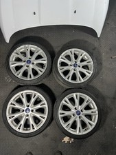 17” 4x108 Ford Fiesta Alloy Wheels Alloys With Tyres St Line Zetec Silver