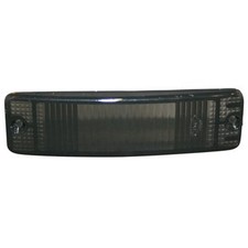 Turn signal light lens curved