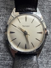 Vintage Gents 1940/50s Rotary military style watch cal 760 with fixed lugs