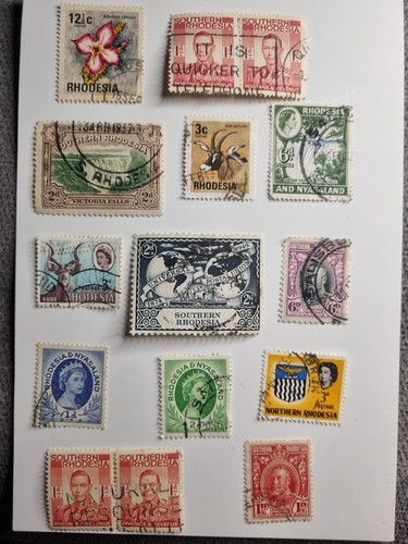 Vintage rhodesia stamp - rhodesia,