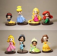 8Pcs Disney Princess Cartoon