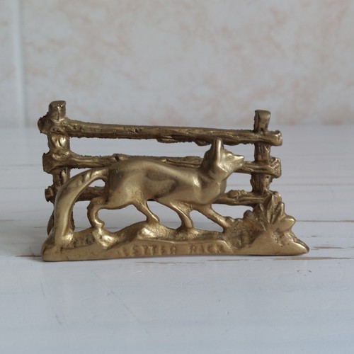 Vintage brass fox - vintage,