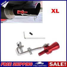 Turbo Sound Exhaust Muffler Pipe Whistle Car Auto Accessories XL Red Universal