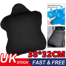 Motorcycle Comfort Gel Seat Cushion Universal Air Motorbike Pillow Pad Cover