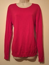 Hush Fine Wool Knit Scarlet Red Autumn Winter Pullover Jumper UK 14 EU 42 USA 10