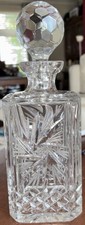 Vintage Glass Crystal Decanter
