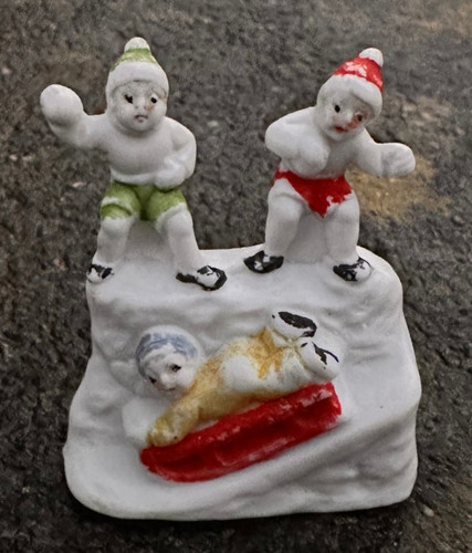 Rare antique bisque - bisque, christmas