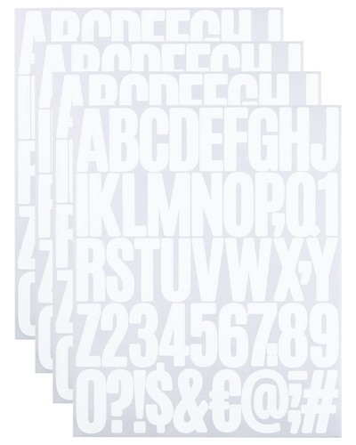 Inch sticky vinyl letter - vinyl,