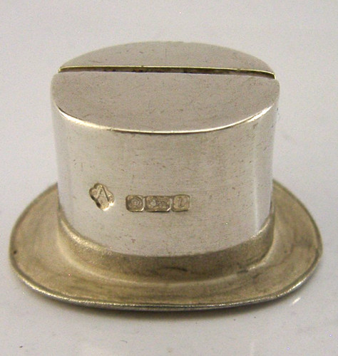 Asprey sterling silver top hat - silver,