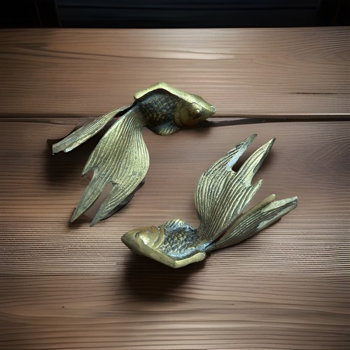 Pair vintage brass - pair,