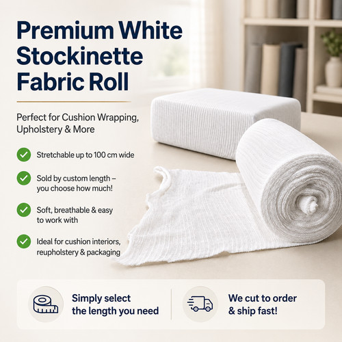 Premium white stockinette - premium,