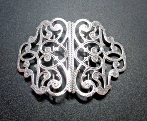 Victorian silver nurses belt - nurses,