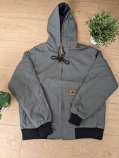 Vintage Carhartt Reworked Jacket – Grey – Size S – Upcycled Workwear