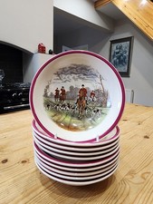 Spode Herring Hunting scene