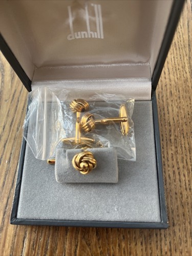 Alfred dunhill set gold - alfred,
