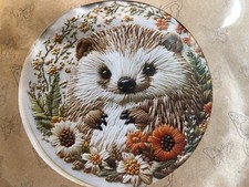 Embroidery kit hedgehog - embroidery,