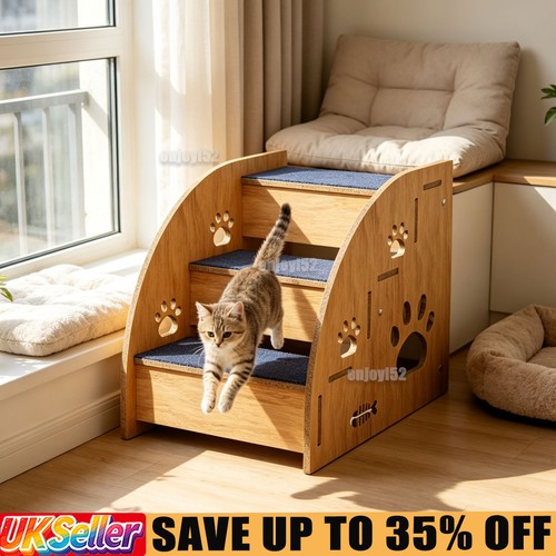 Steps pet ramp wooden - steps,
