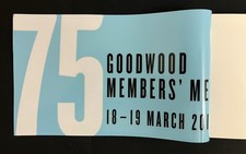 Goodwood Sticker 75 Members