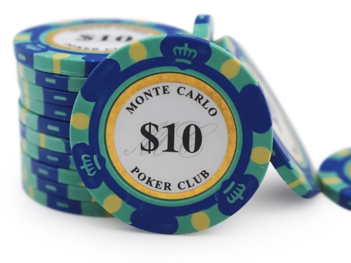 100 monte carlo poker club - club, 14g