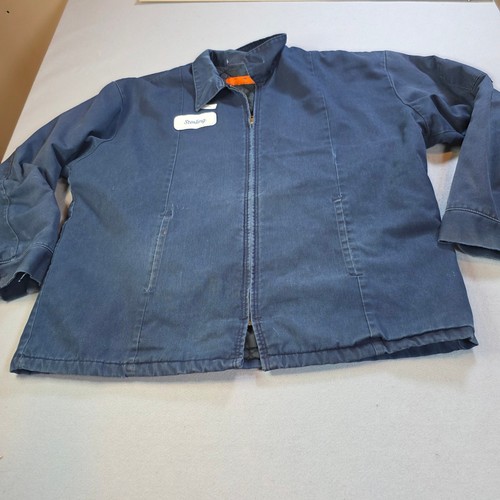Red kap vintage work jacket - red,