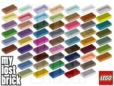 LEGO - Part 3069 / 35386 - Tiles 1x2 (SINGLE) + NEW + SELECT COLOUR / QUANTITY