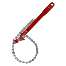 Chain Wrench, 12inch Strap Wrench, Carbon Steel Chain Pipe Wrench Heavy8260