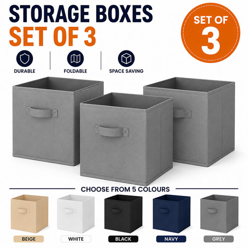 Foldable storage cube - 3,
