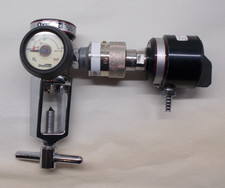 Oxyltre Oxygen Cylinder Pin Index Compact Regulator with SAF Flowmeter, used