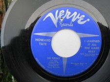 HOWARD TATE I Learned It All