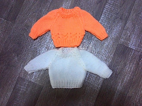 Dolls knitted jumpers fits - knitted,