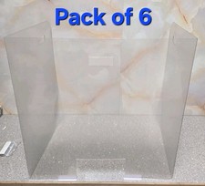 Clear perspex angled sneeze - clear,