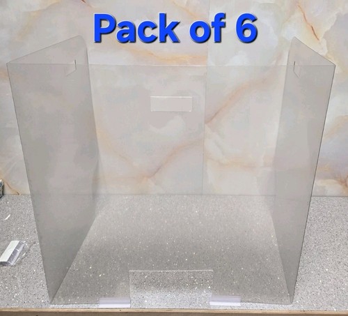 Clear perspex angled sneeze - clear,
