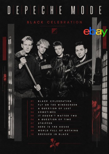 Depeche mode black - mode, celebration