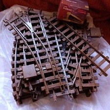 G Scale Plastic Track + Piko Buffers (2 x Straights, 11 x Curves, 2 x Points)