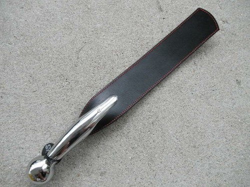 Thick leather paddle - thick,