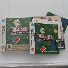 42 All-Time Classics (Nintendo DS, 2006) Board Games Card Parlour Poker Darks