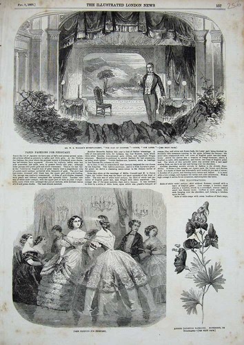 Original old antique print - original,